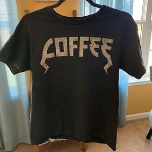 Short Sleeve Black Graphic Tee